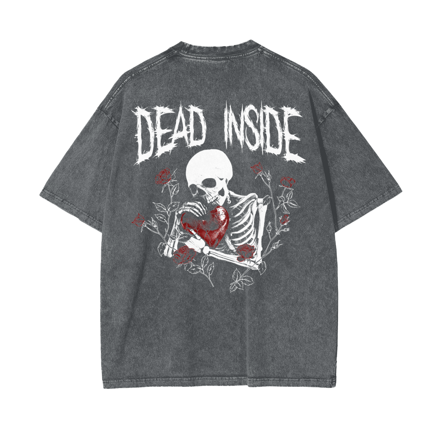 DEAD INSIDE (SKELETON) - OVERSIZED TEE