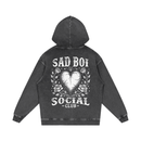 CRACKED HEART - OVERSIZED HOODIE
