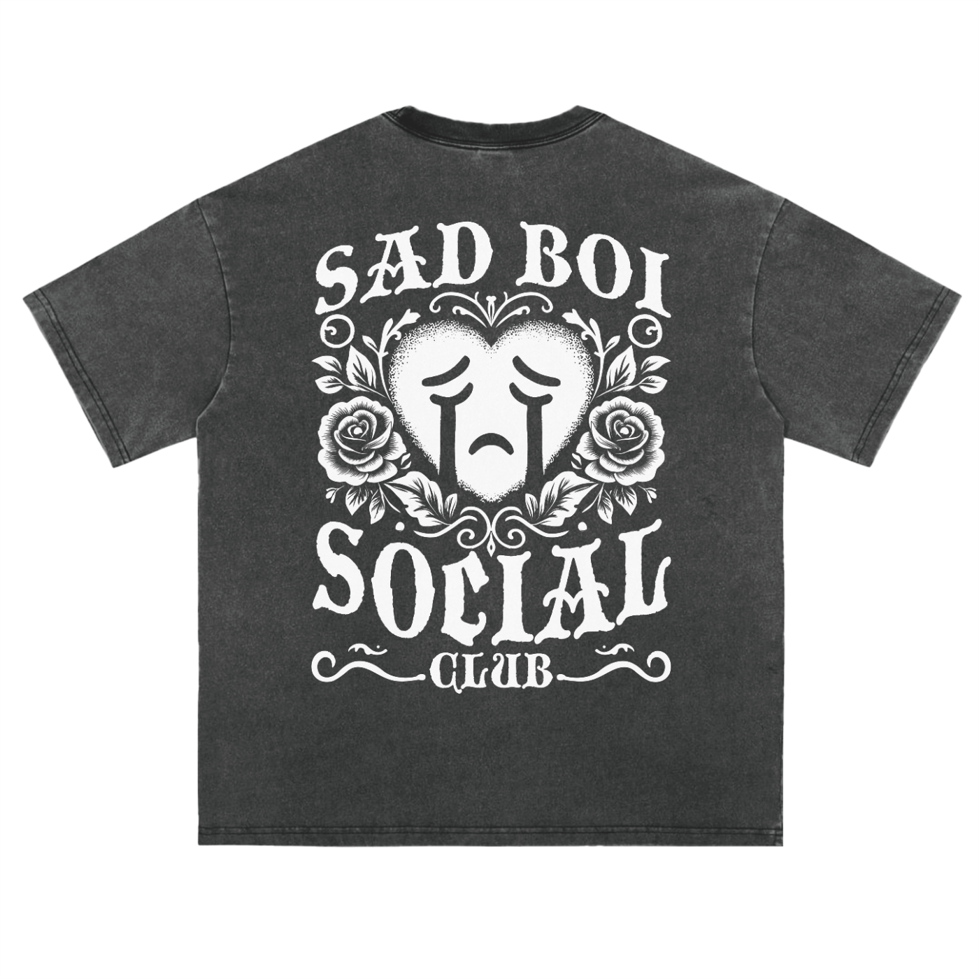 CRYING HEART 01 - VINTAGE TEE