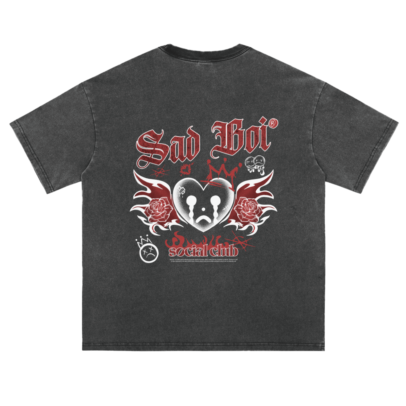 FLYING HEART - VINTAGE TEE