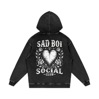 CRACKED HEART - OVERSIZED HOODIE