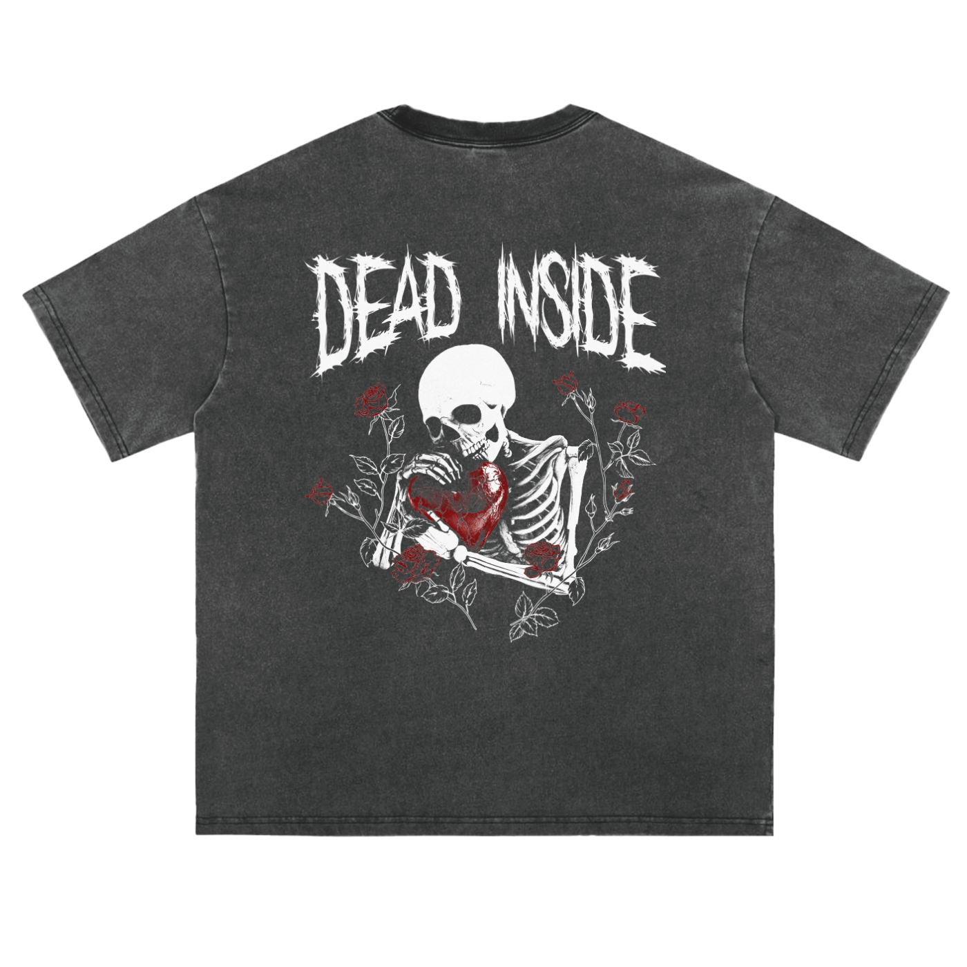 DEAD INSIDE (SKELETON) - VINTAGE TEE