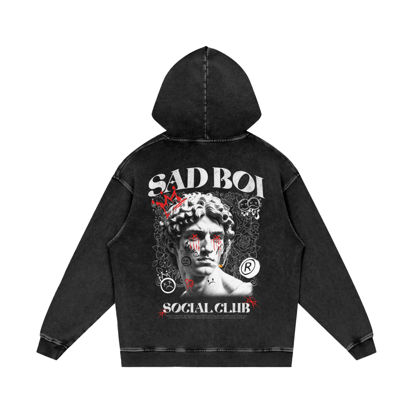 SAD STATUE - OVERSIZED HOODIE