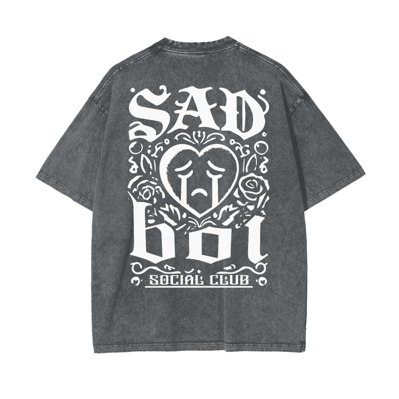 CRYING HEART 02 - OVERSIZED TEE