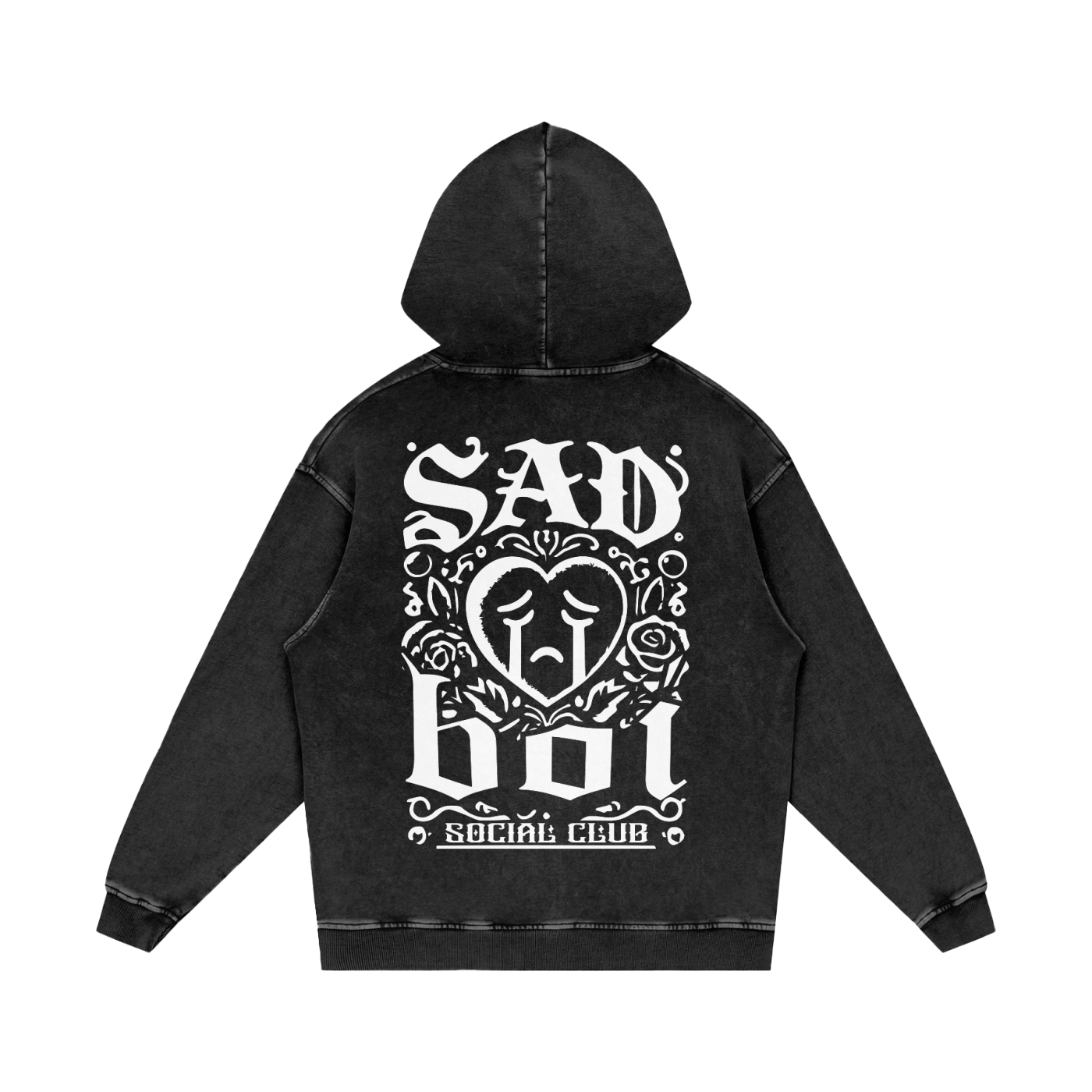 CRYING HEART 02 - OVERSIZED HOODIE