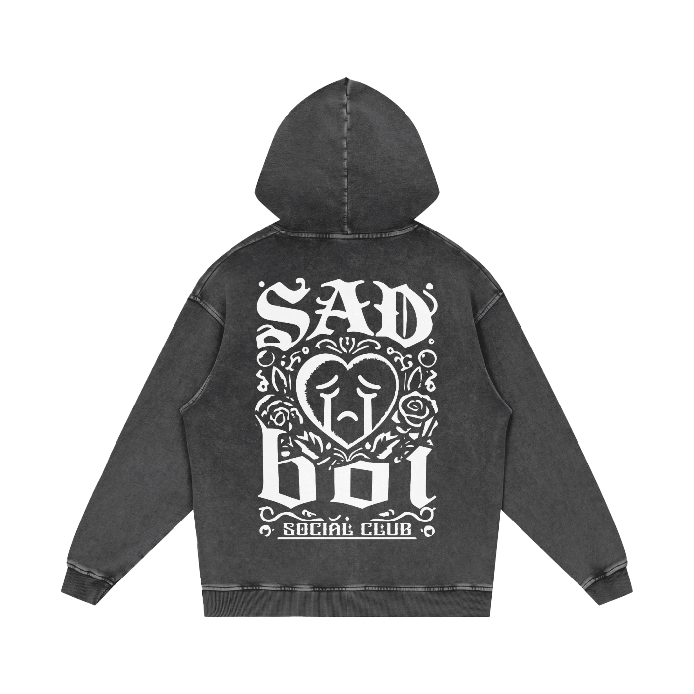 CRYING HEART 02 - OVERSIZED HOODIE