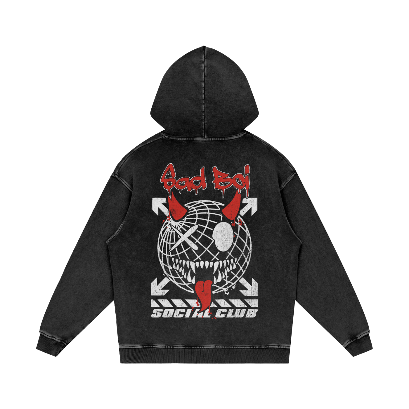 GLOBE MONSTER - OVERSIZED HOODIE