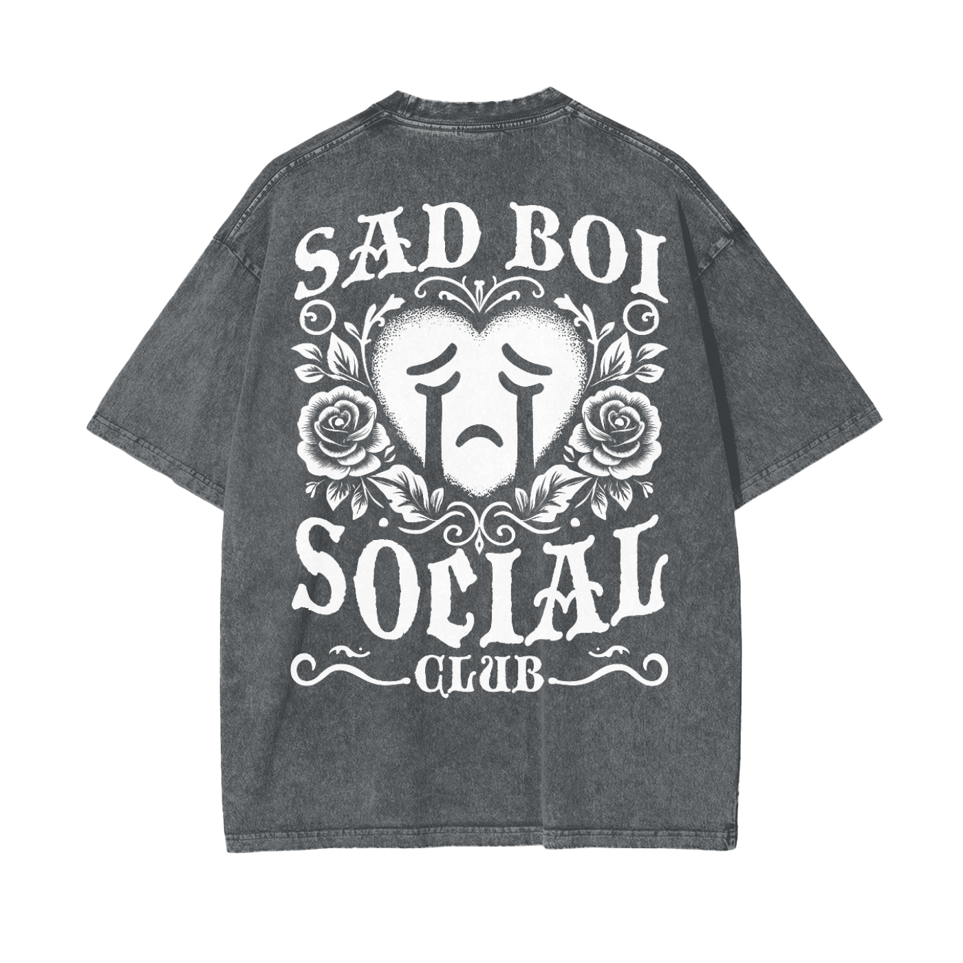 CRYING HEART 01 - OVERSIZED TEE