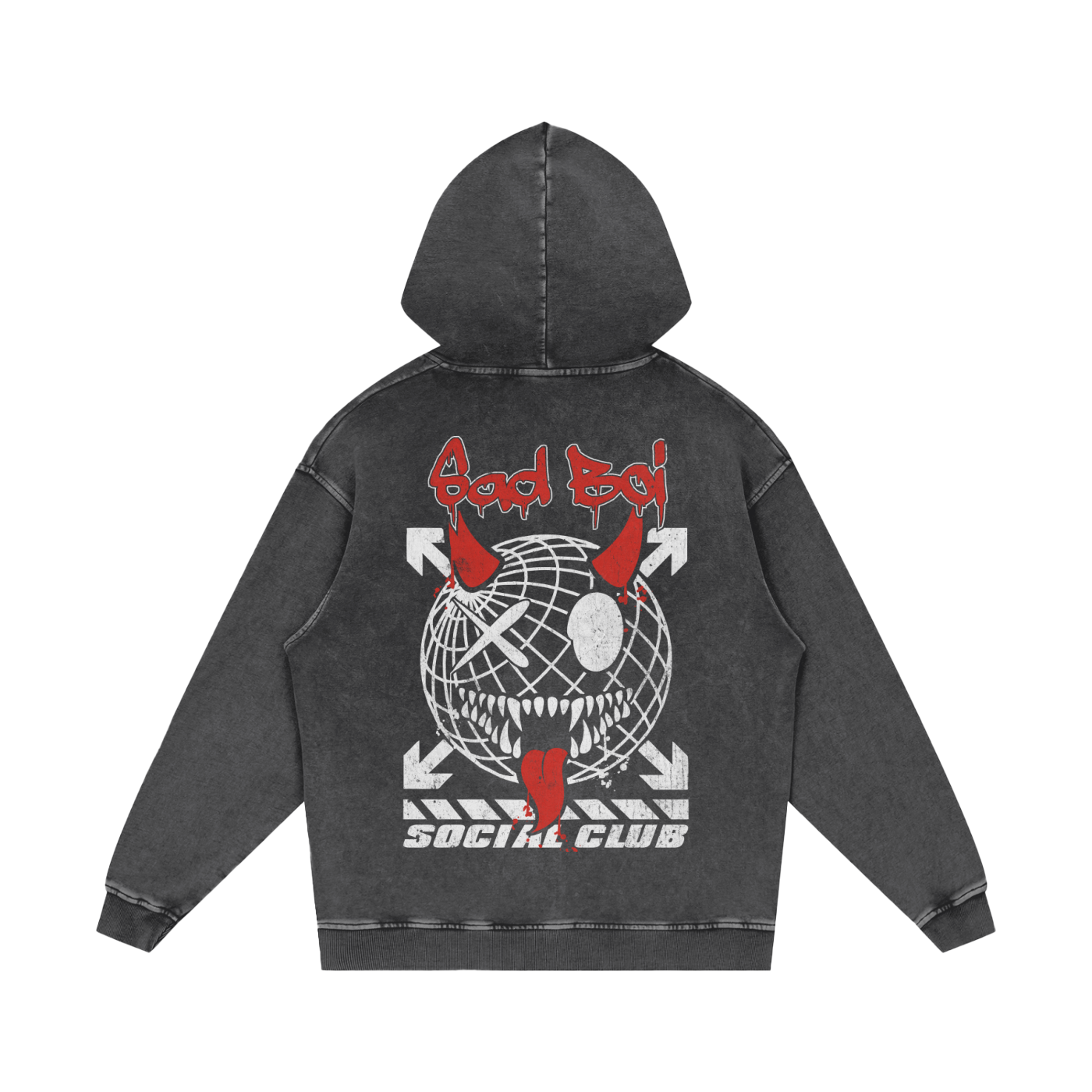 GLOBE MONSTER - OVERSIZED HOODIE